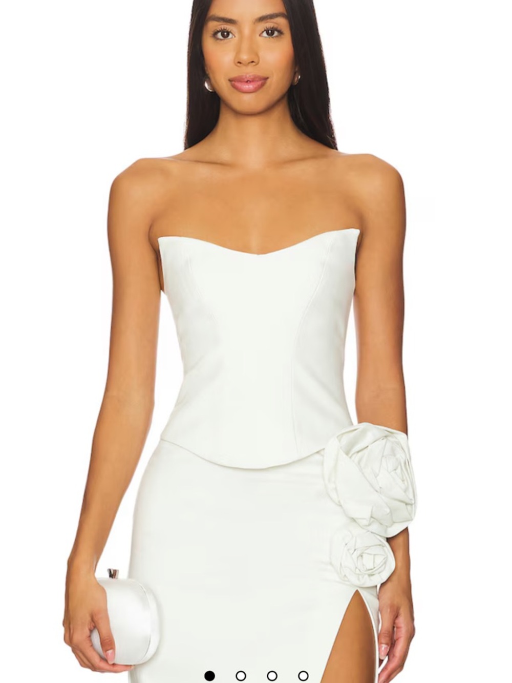 NBD Yaz Bustier in Ivory